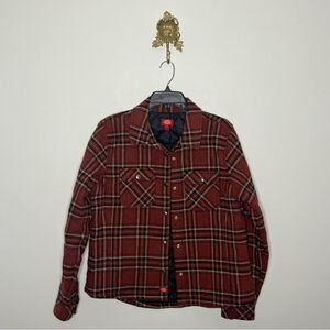 Dickies Plaid Quilted Shirt Jacket L